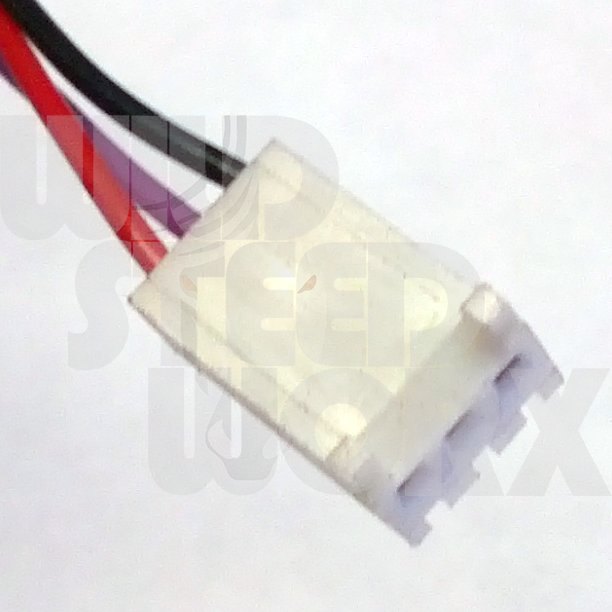 CONNECTOR 3 PIN BRAKE/TAIL LED HARNESS BIG DOG 03 UP - Click Image to Close