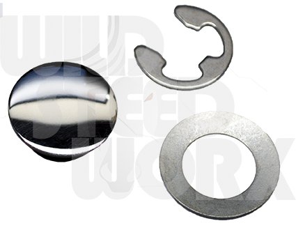 (63)BRAKE ROTOR BUTTON KIT POLISHED ALL 2004 UP BIG DOGS - Click Image to Close
