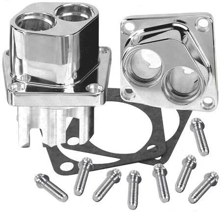 (12) TAPPET GUIDE BLOCKS BILLET CHROME SPECIAL ORDER - Click Image to Close