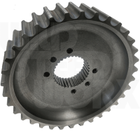 (16) SECONDARY DRIVE PULLEY 34 TOOTH 08-10 RIDGEBACK