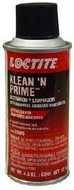 KLEAN N PRIME ACTIVATOR USE WITH ALL THREADLOCKER - Click Image to Close