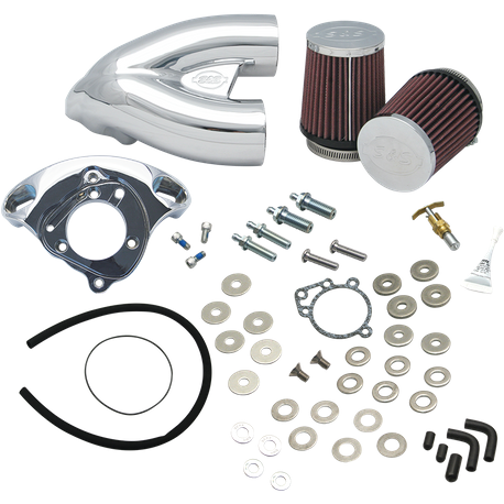 DUAL RUNNER INDUCTION KIT E/G CHROME 4-1/8 BORE ENGs [000-017000-84 ...